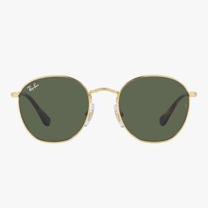 Ray-Ban Kids' Rj9572s Rob Sunglasses, Gold/Dark Green, 48 mm